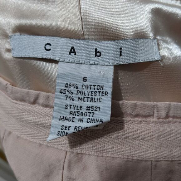 CABI pink pleated a line skirt Dusty rose size 6 @C - Picture 2 of 6